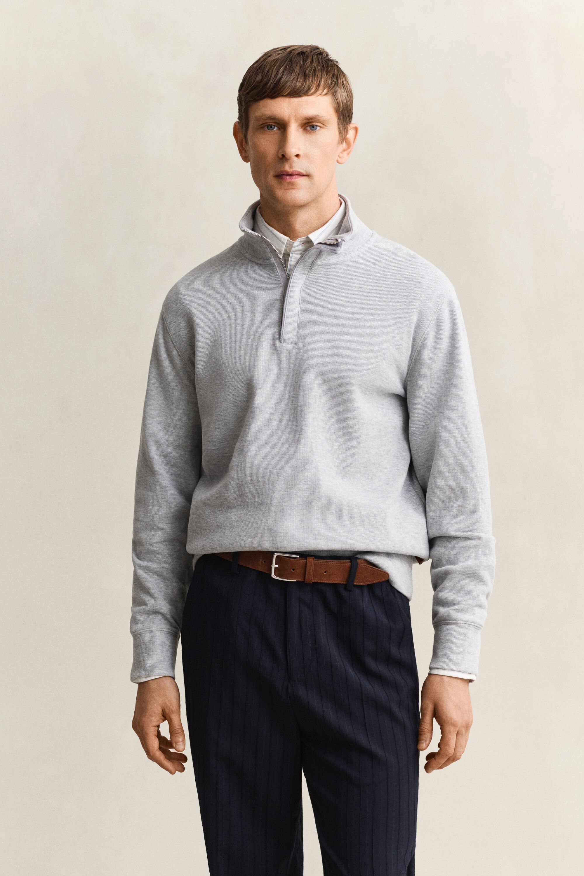 Sacker Rib Half-Zip Sweatshirt