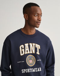 Crest Shield Crew Neck Sweatshirt