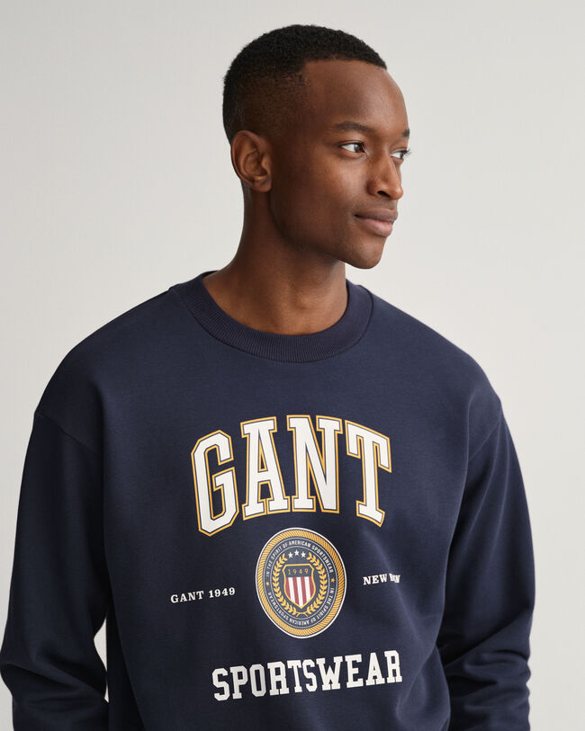 Crest Shield Crew Neck Sweatshirt