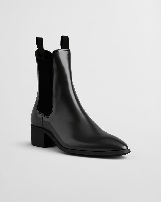 St Broomly Leather Chelsea Boots