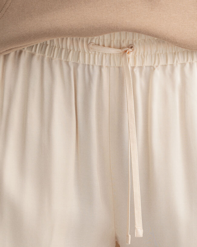 Satin Pull-On Pants