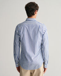 Regular Fit Wide Striped Poplin Shirt
