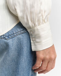 Regular Fit Striped Satin Shirt