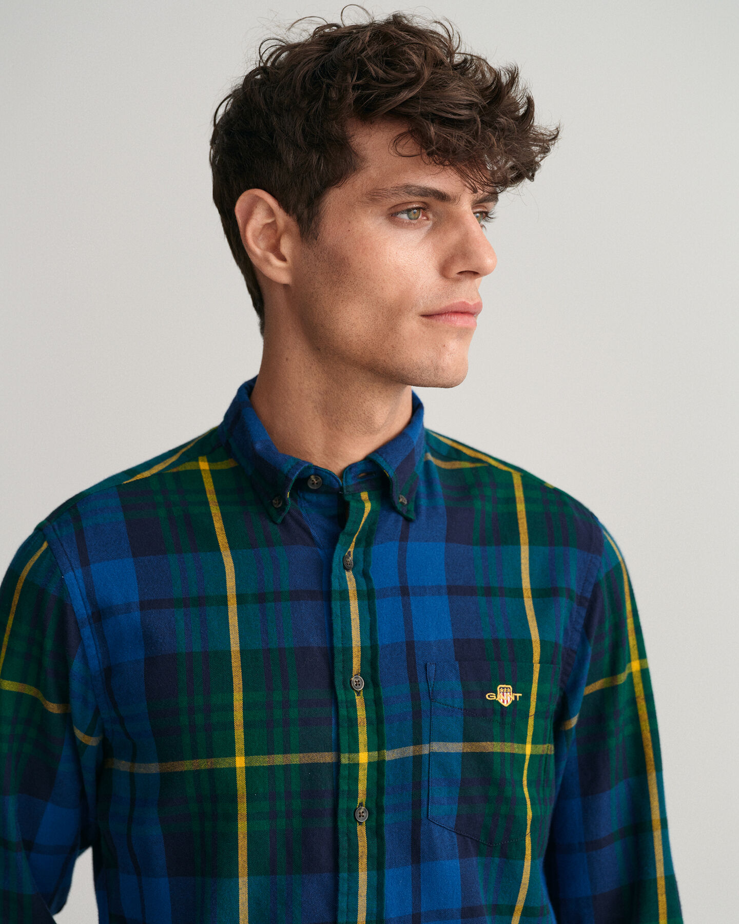 Regular Fit Plaid Flannel Shirt