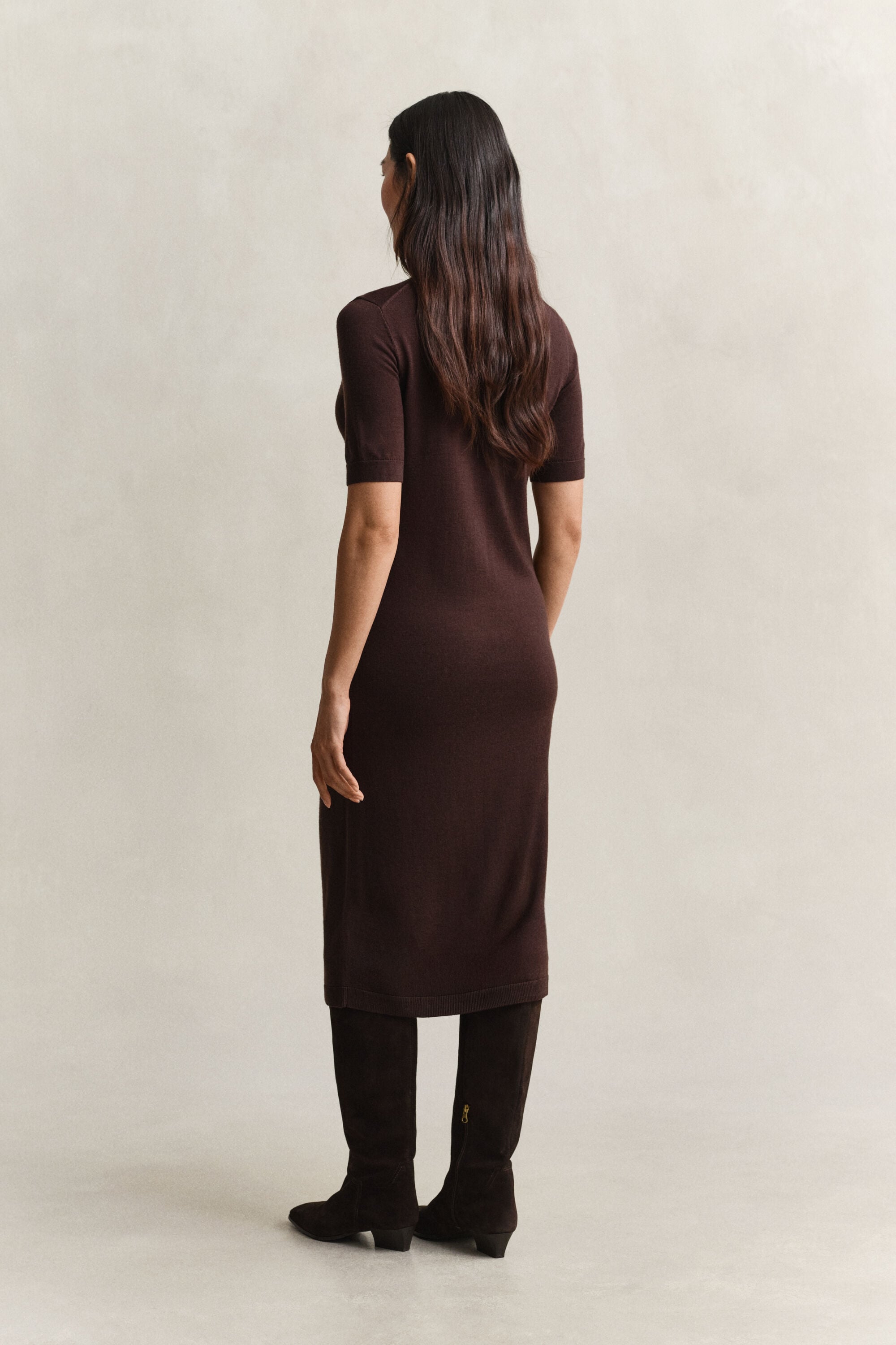 Merino Wool Turtleneck Dress