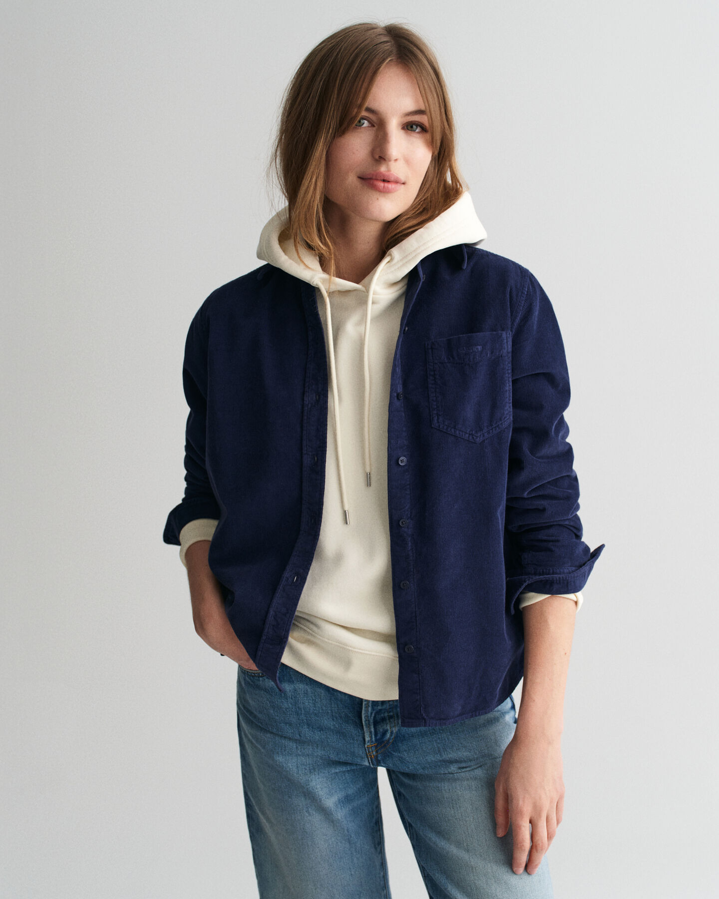 Regular Fit Corduroy Shirt