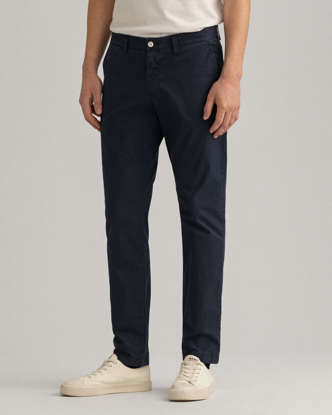 Hallden Slim Fit Sunfaded Chinos