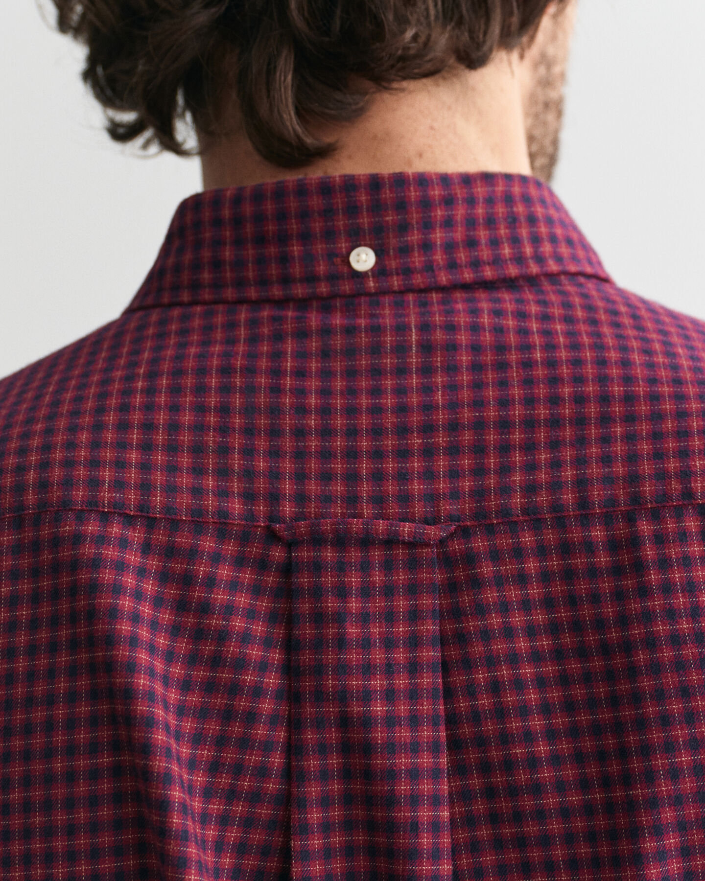 Regular Fit Micro Checked Flannel Shirt