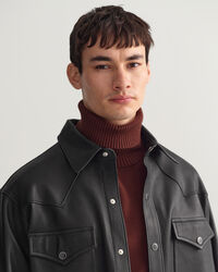 Relaxed Fit Rodeo Leather Shirt