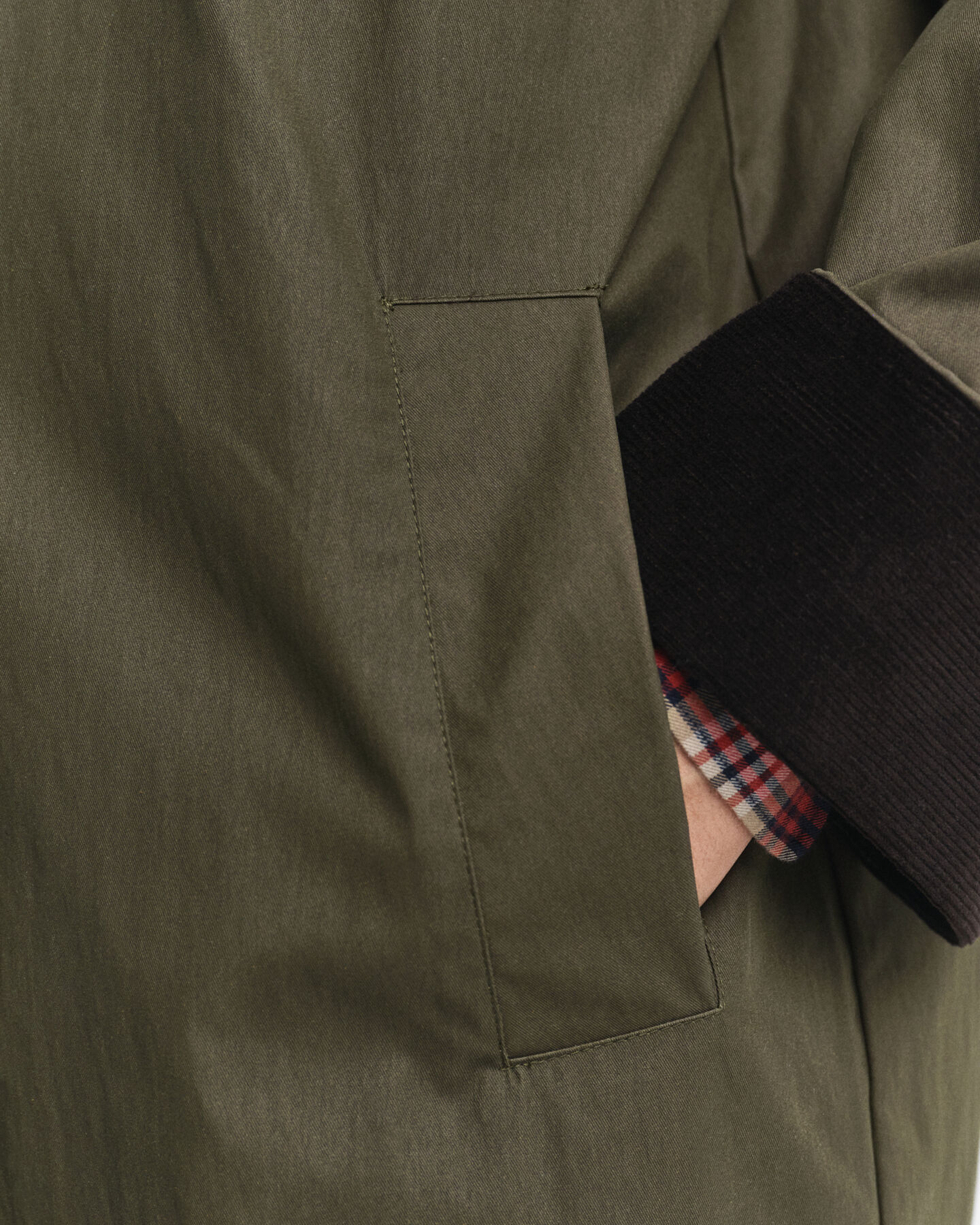 Waxed Cotton Car Coat