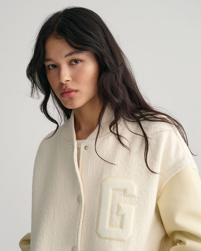 Bouclé GANT Varsity Jacket