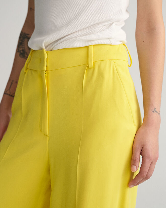 Wide Leg Fluid Pants