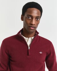 Superfine Lambswool Half-Zip Sweater