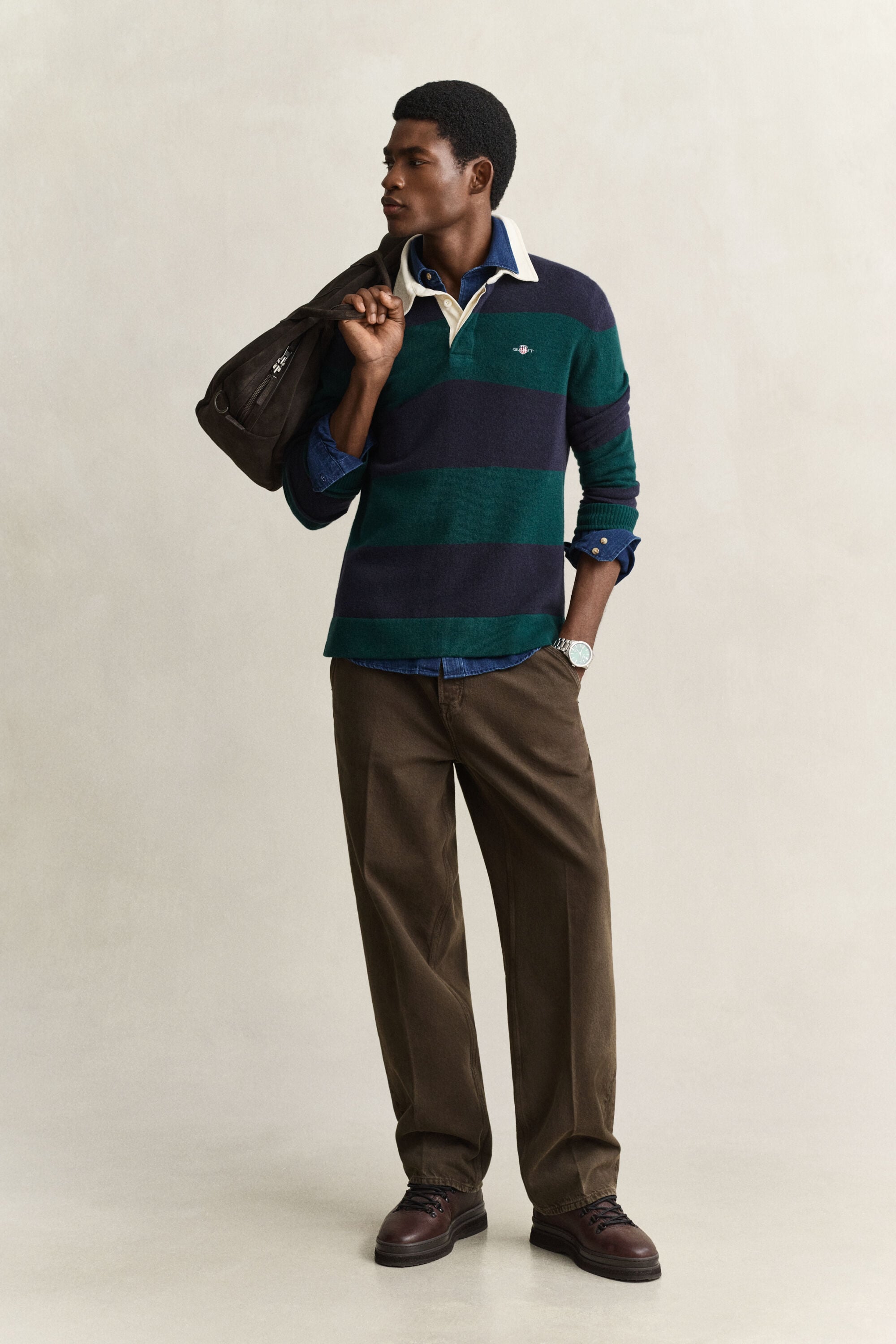 Barstriped Lambswool Rugger
