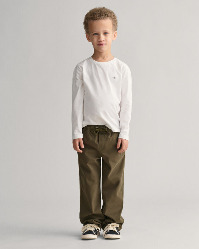 Kids Woven Pull-On Pants