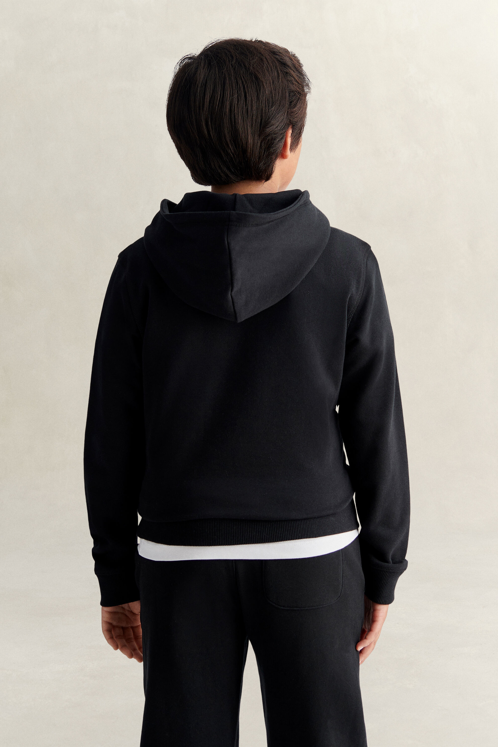 Teens Archive Shield Hoodie — BLACK