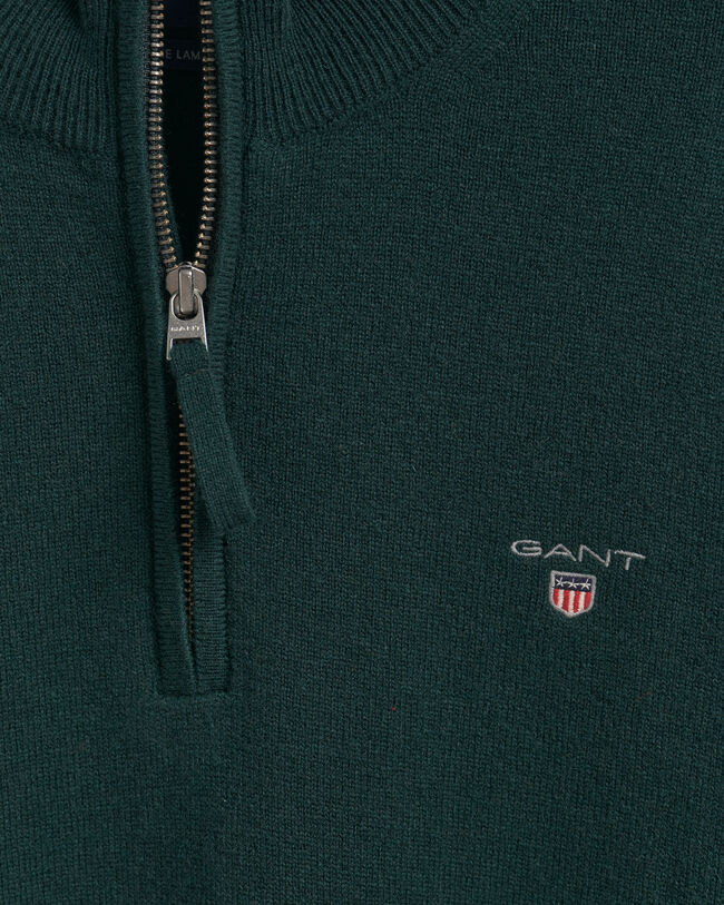 Super Fine Lambswool Half-Zip Sweater