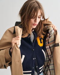 Leather Collar Car Coat