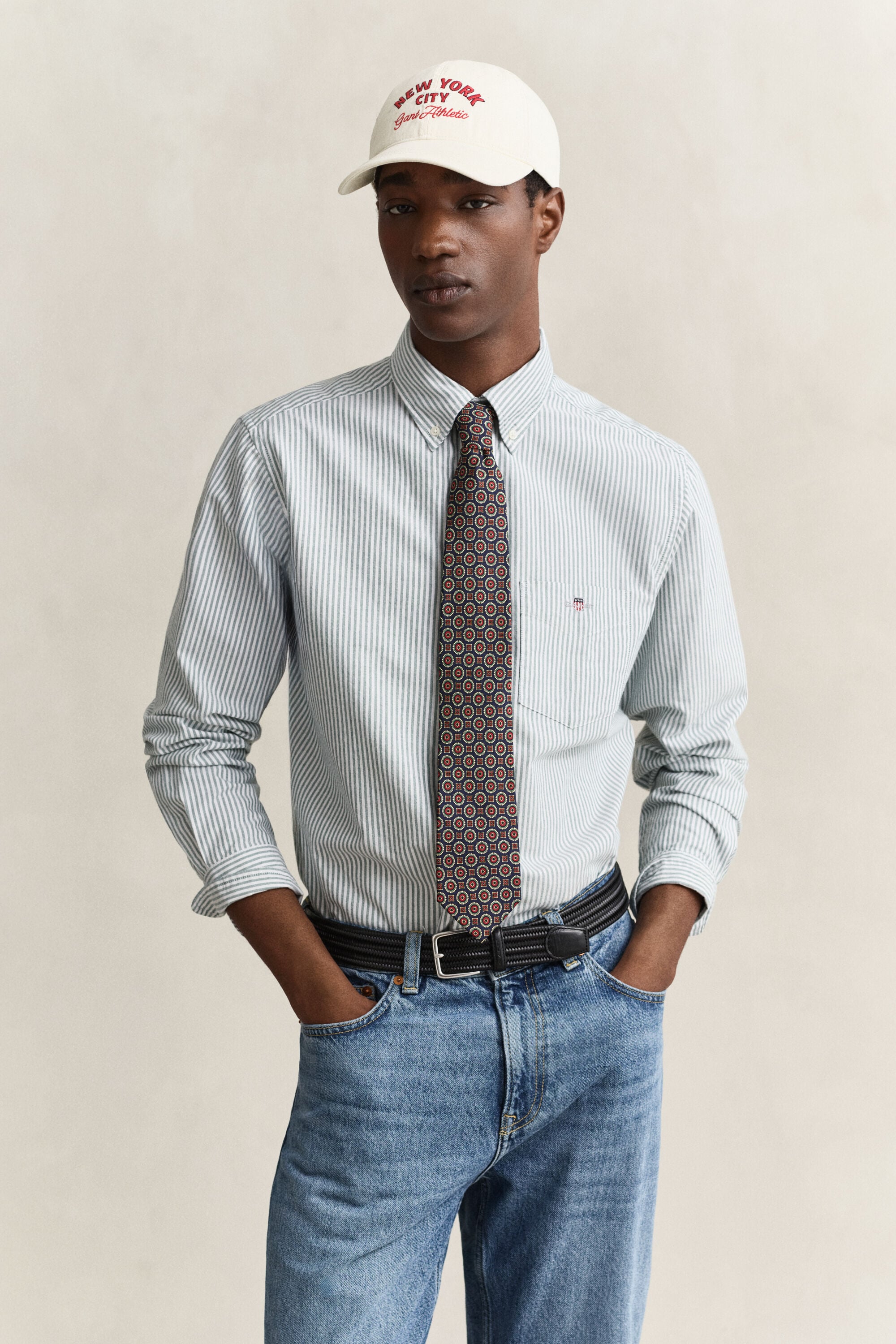 Classic Regular Striped Oxford Shirt