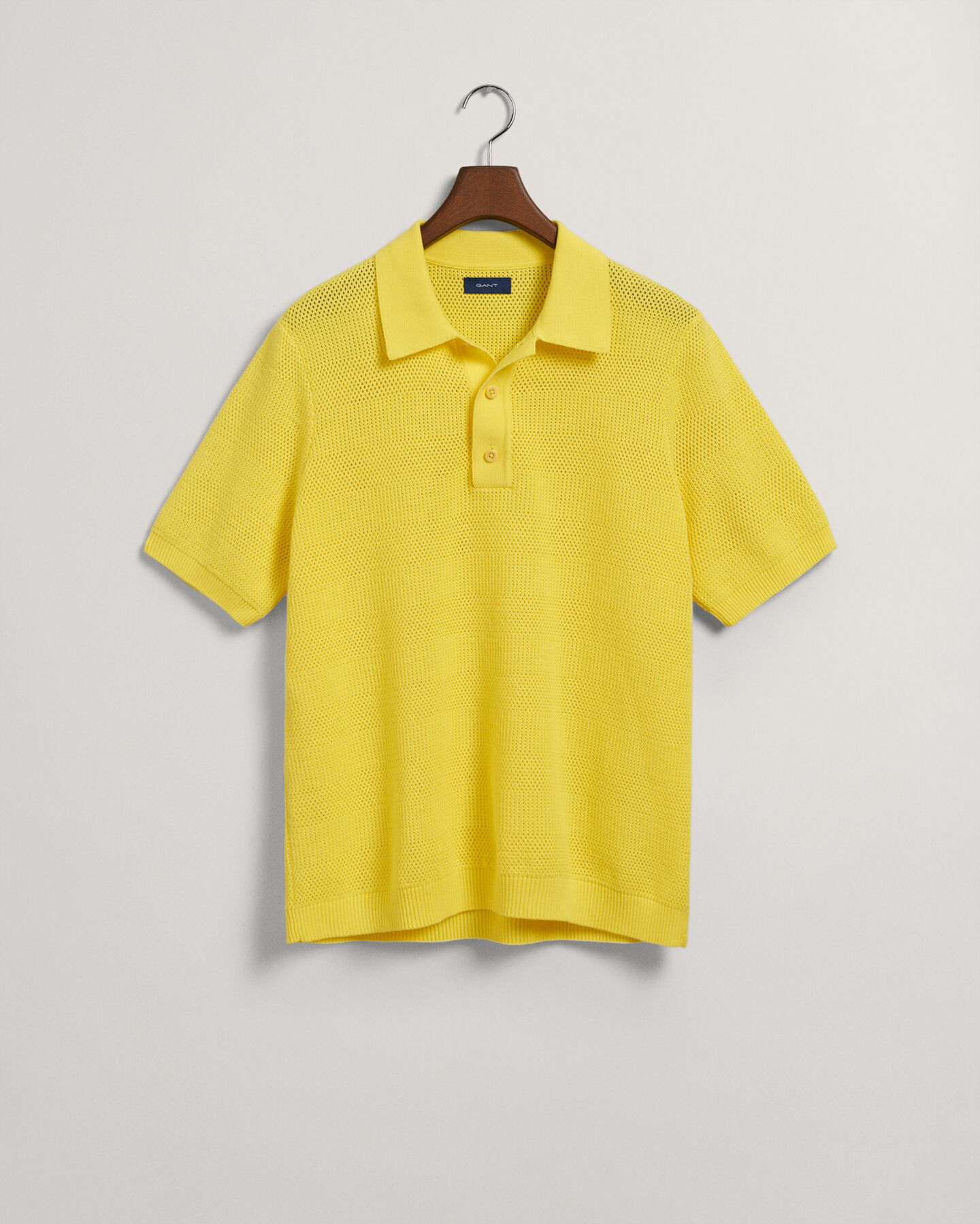 Textured Cotton Polo Shirt