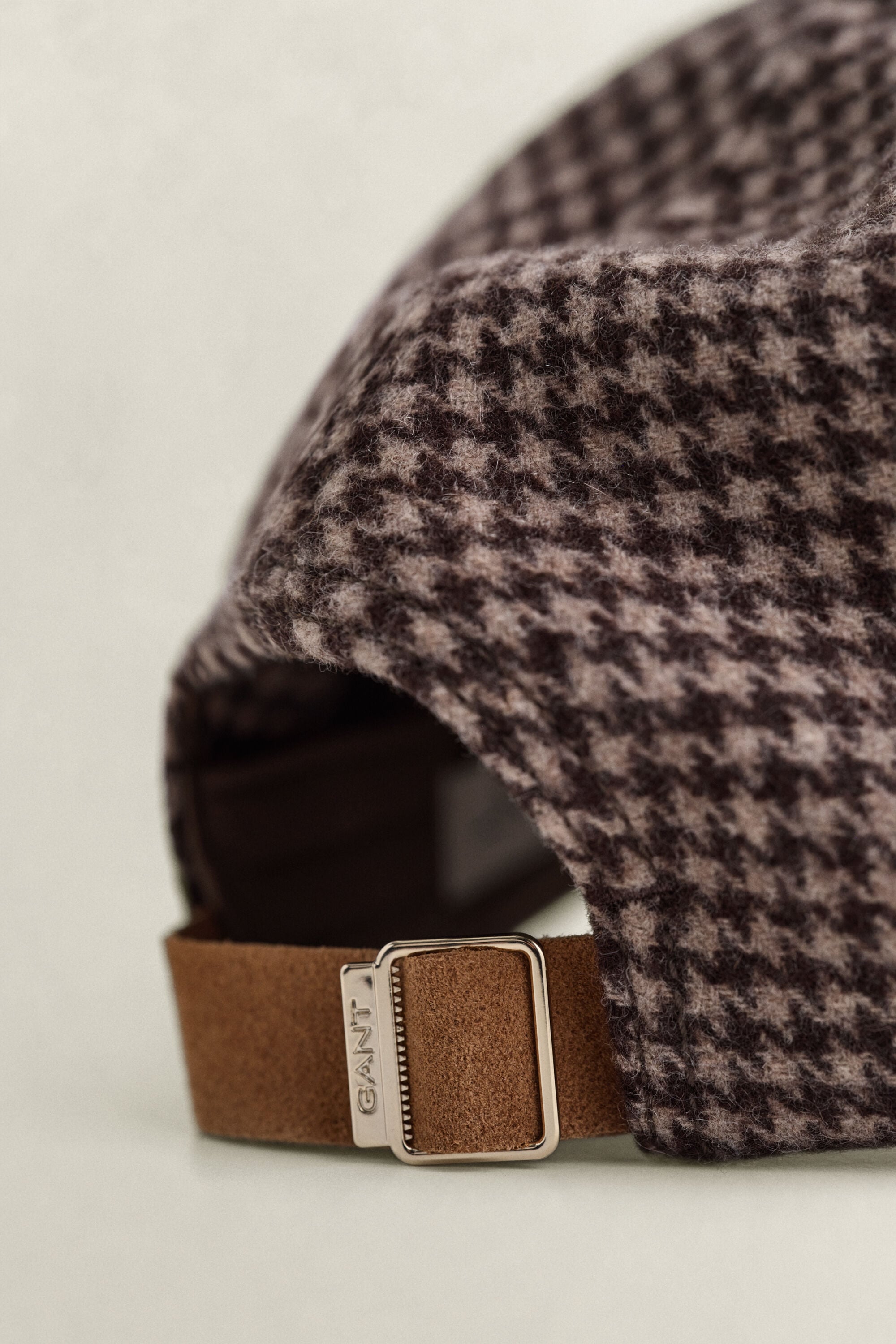 Checked Wool Cap