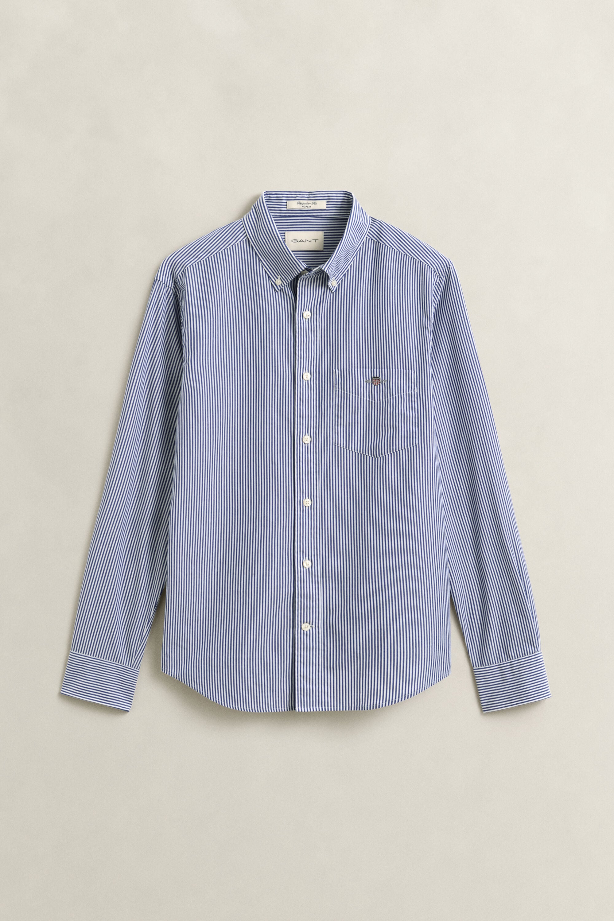 Classic Regular Striped Poplin Shirt