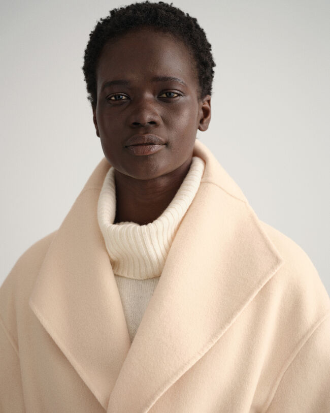 Handstitched Belted Coat