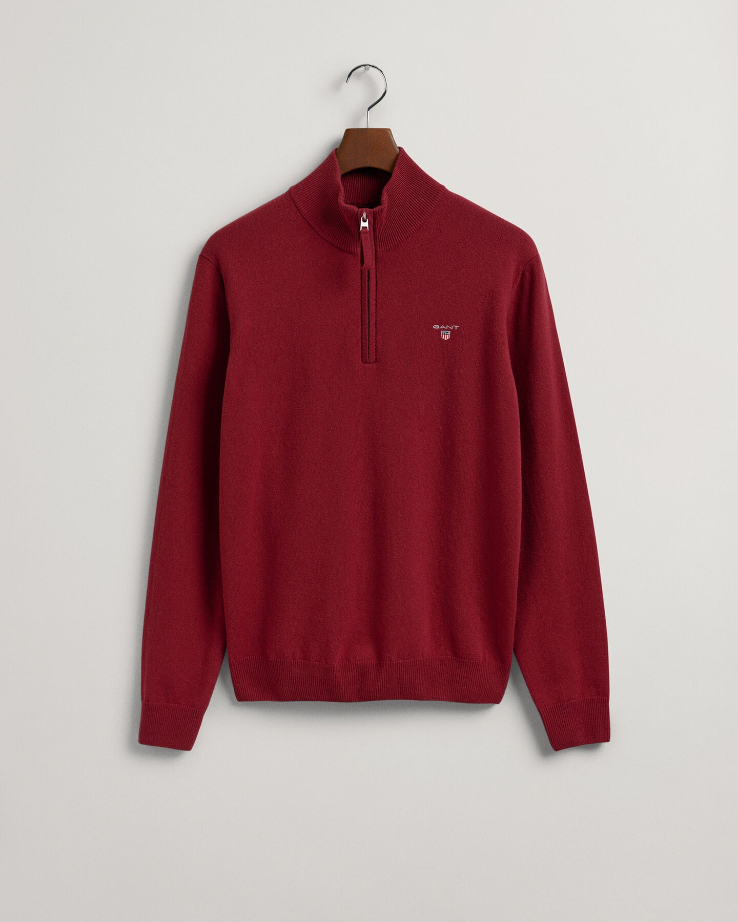 Super Fine Lambswool Half-Zip Sweater