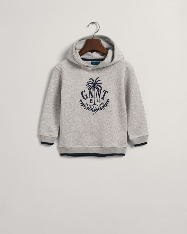 Boys GANT Embroidered Palm Hoodie
