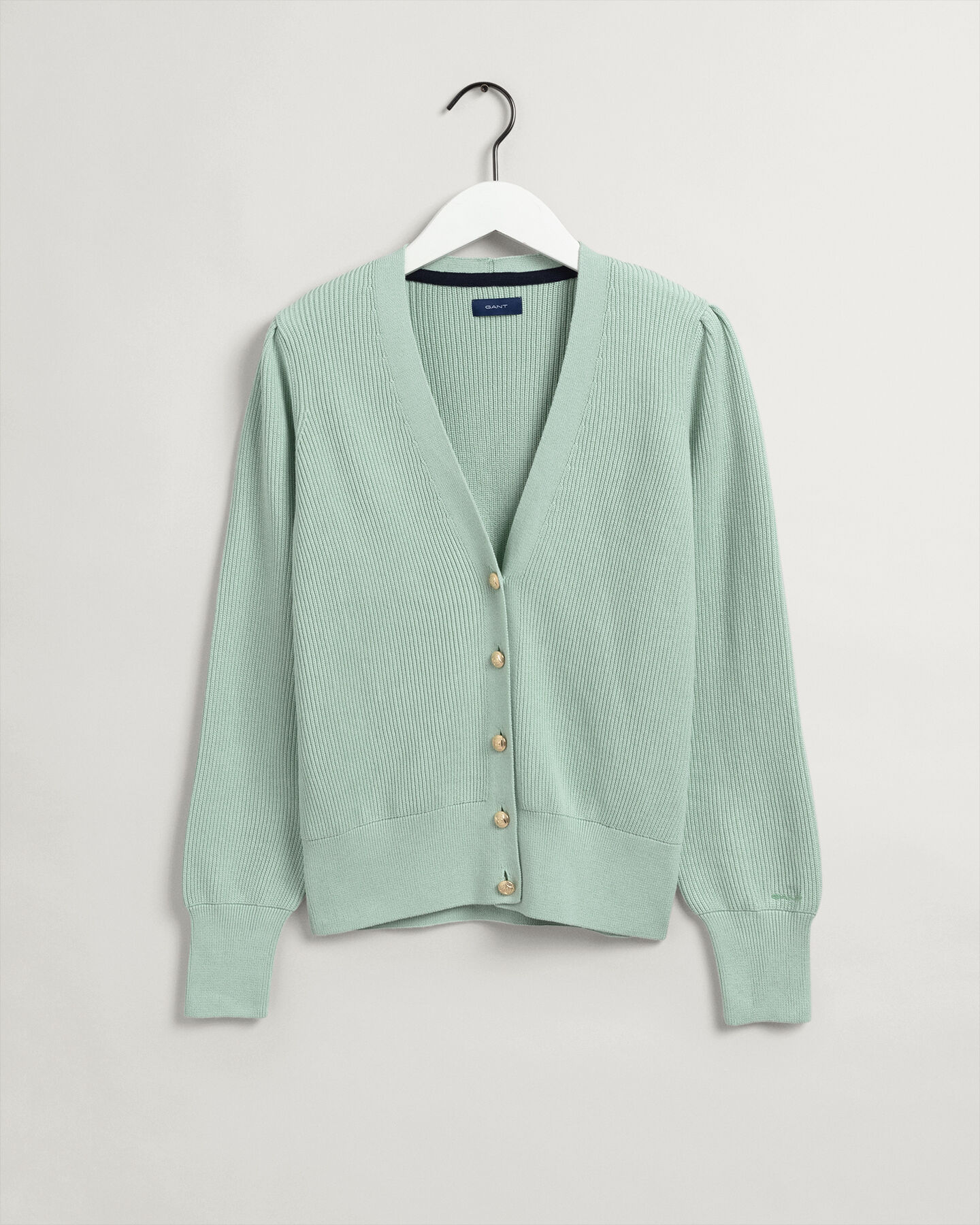 Rib Cotton Cardigan