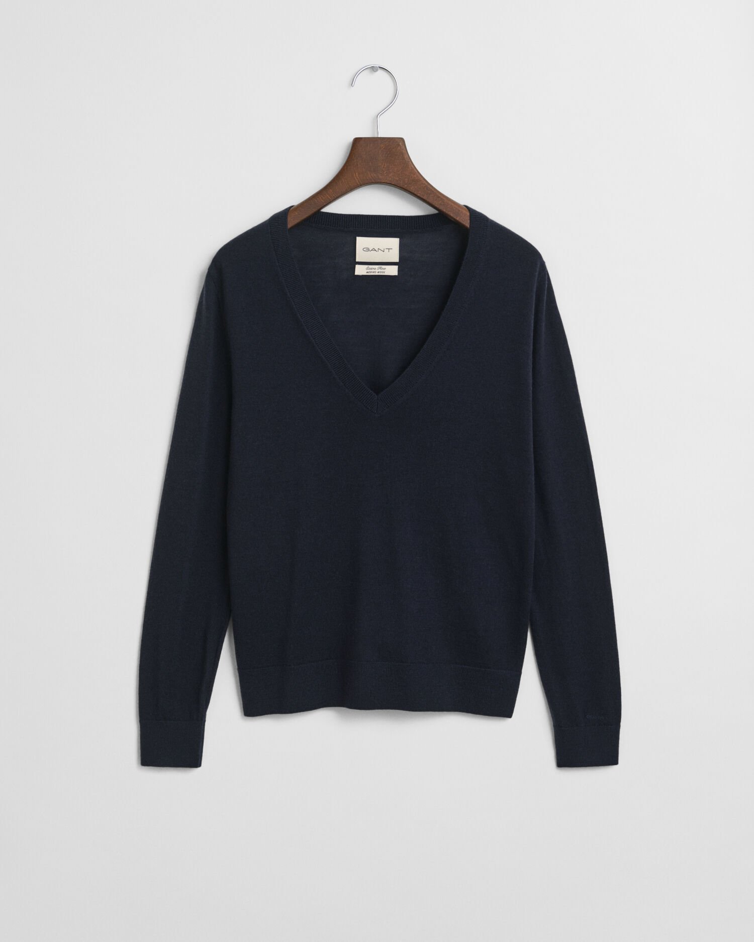 Extra Fine Merino Wool V-Neck Sweater