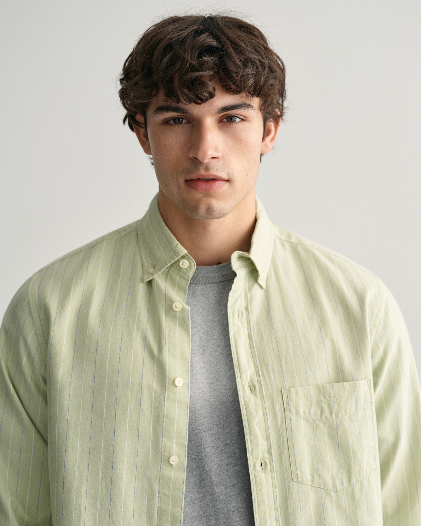 Regular Fit Striped Archive Oxford Shirt