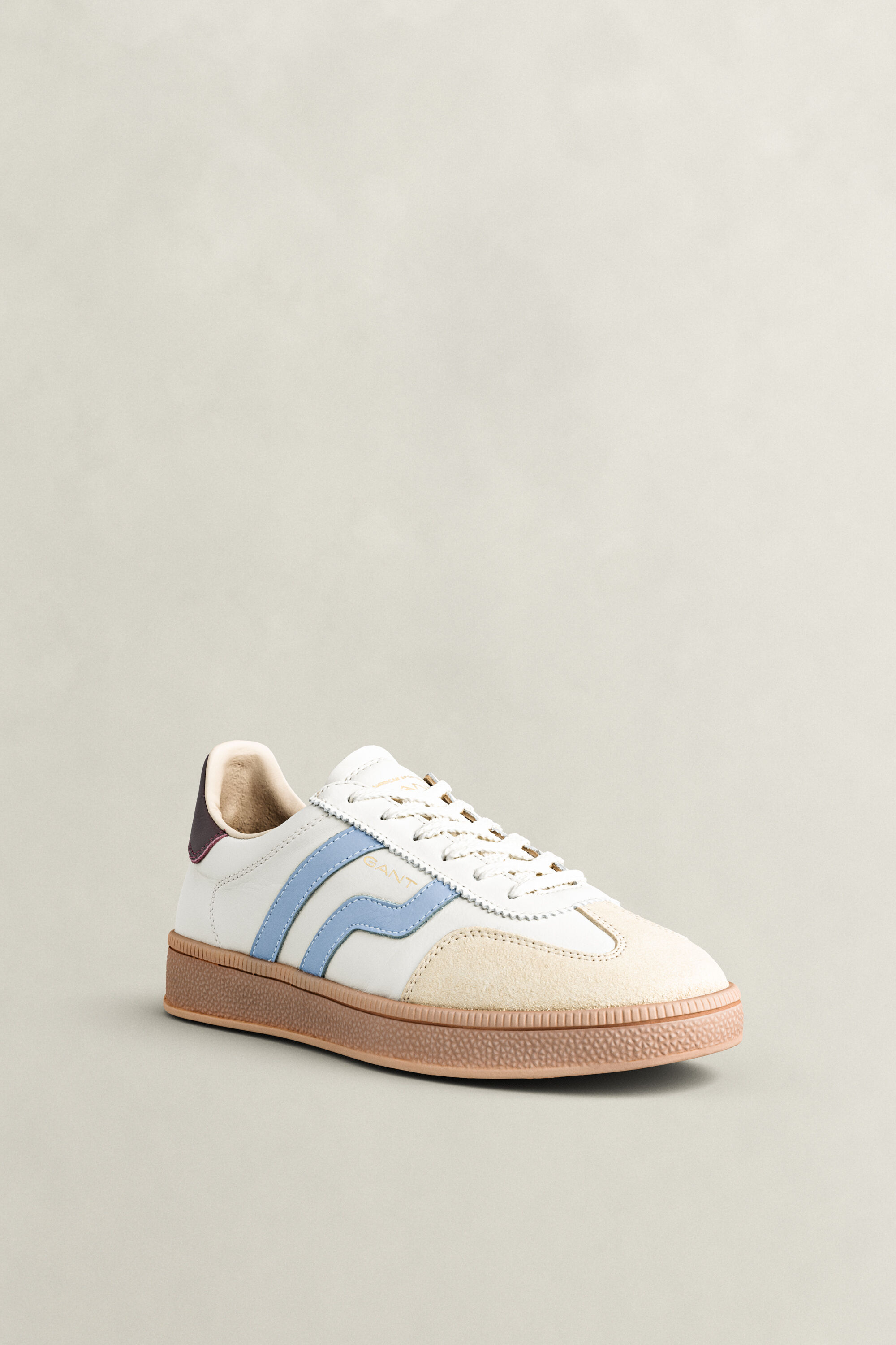 Cuzima Leather Sneakers — RICH BLUE