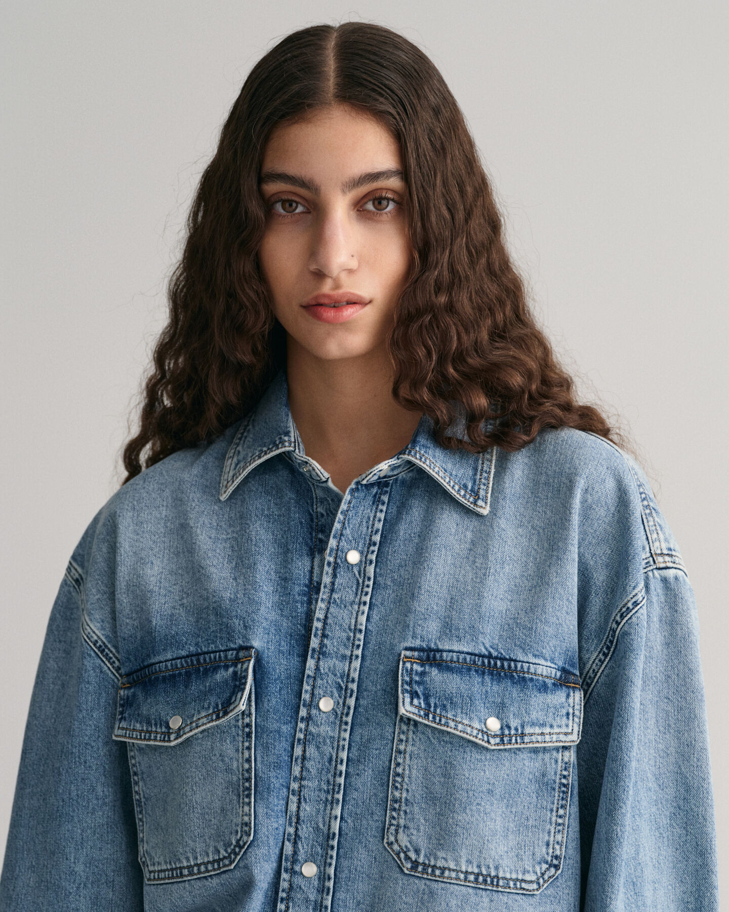 Oversized Denim Shirt