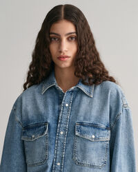 Oversized Denim Shirt