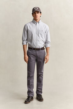 Slim Fit Comfort Chinos — DUSKY ANTHRACITE 6