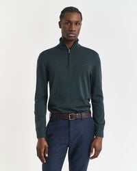 Extra Fine Merino Wool Half-Zip Sweater