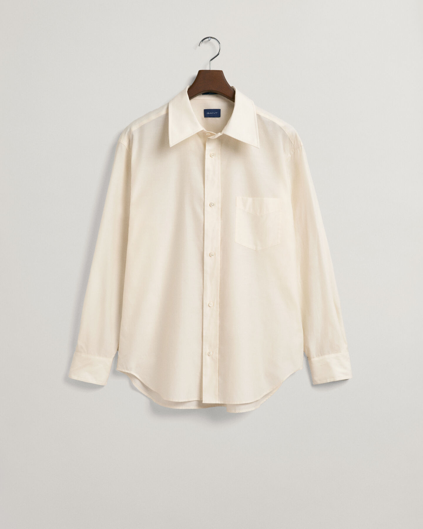 Relaxed Fit Cotton Silk Shirt