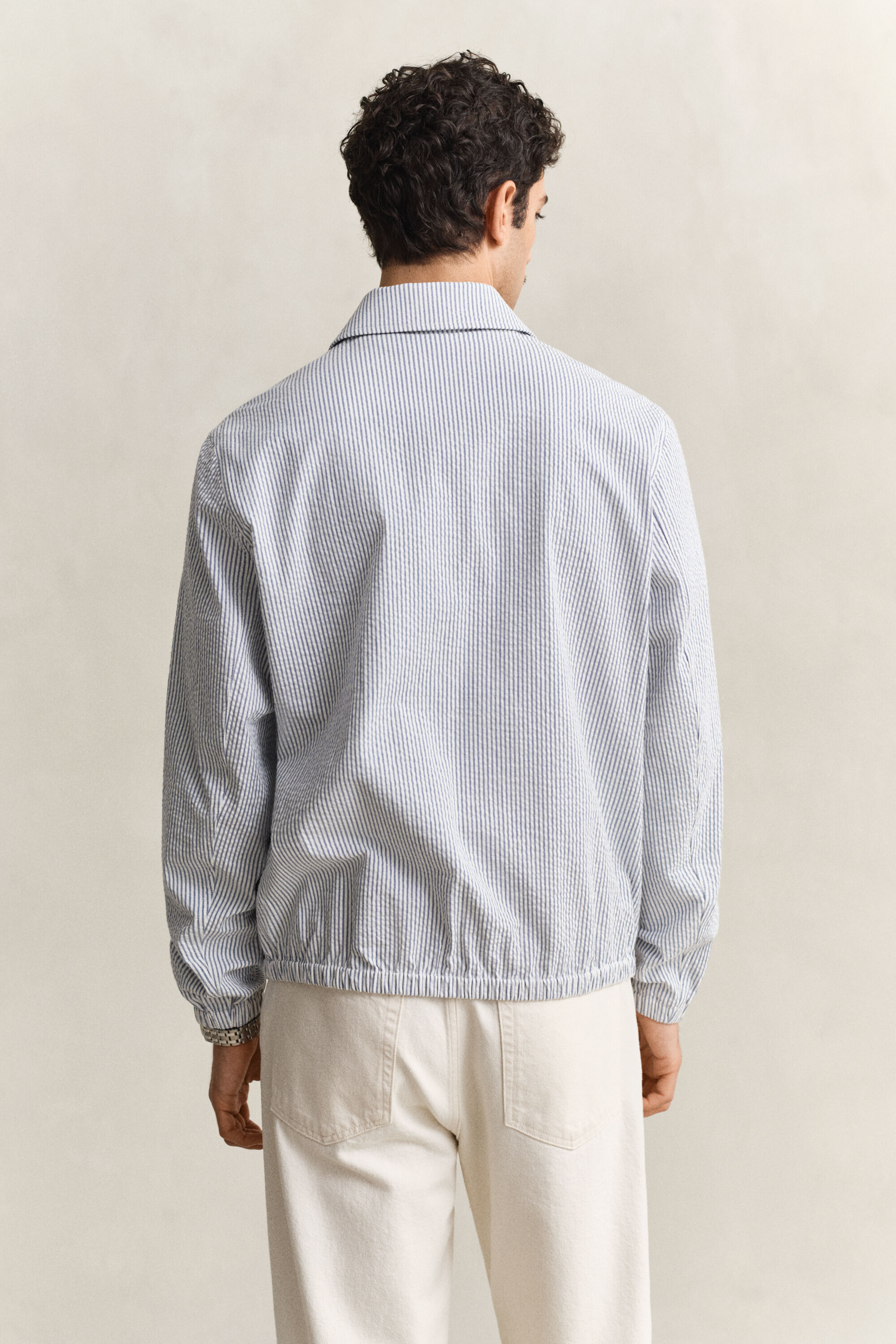 Seersucker Windcheater Jacket