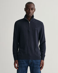 Cotton Flamme Half-Zip Sweater