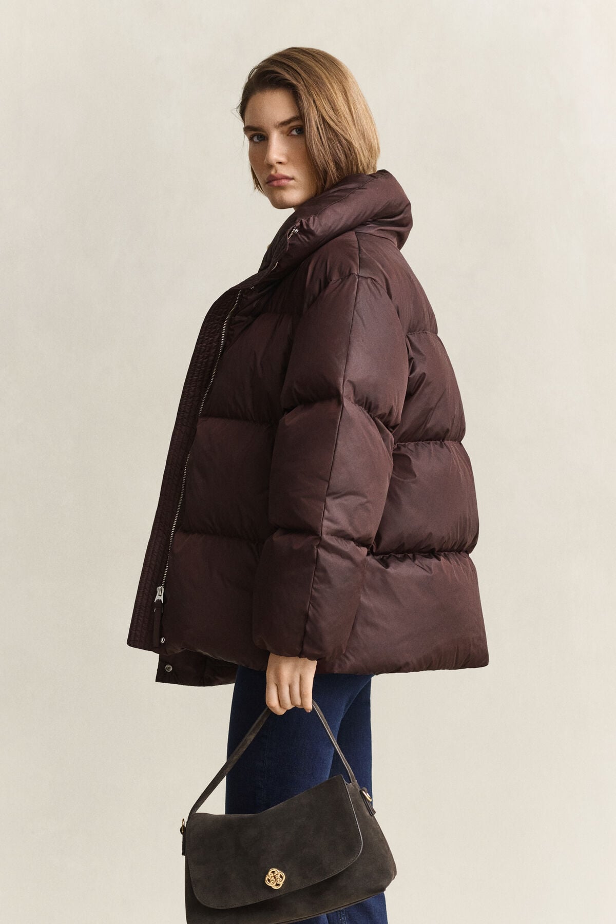 Down Jacket — DEEP BROWN