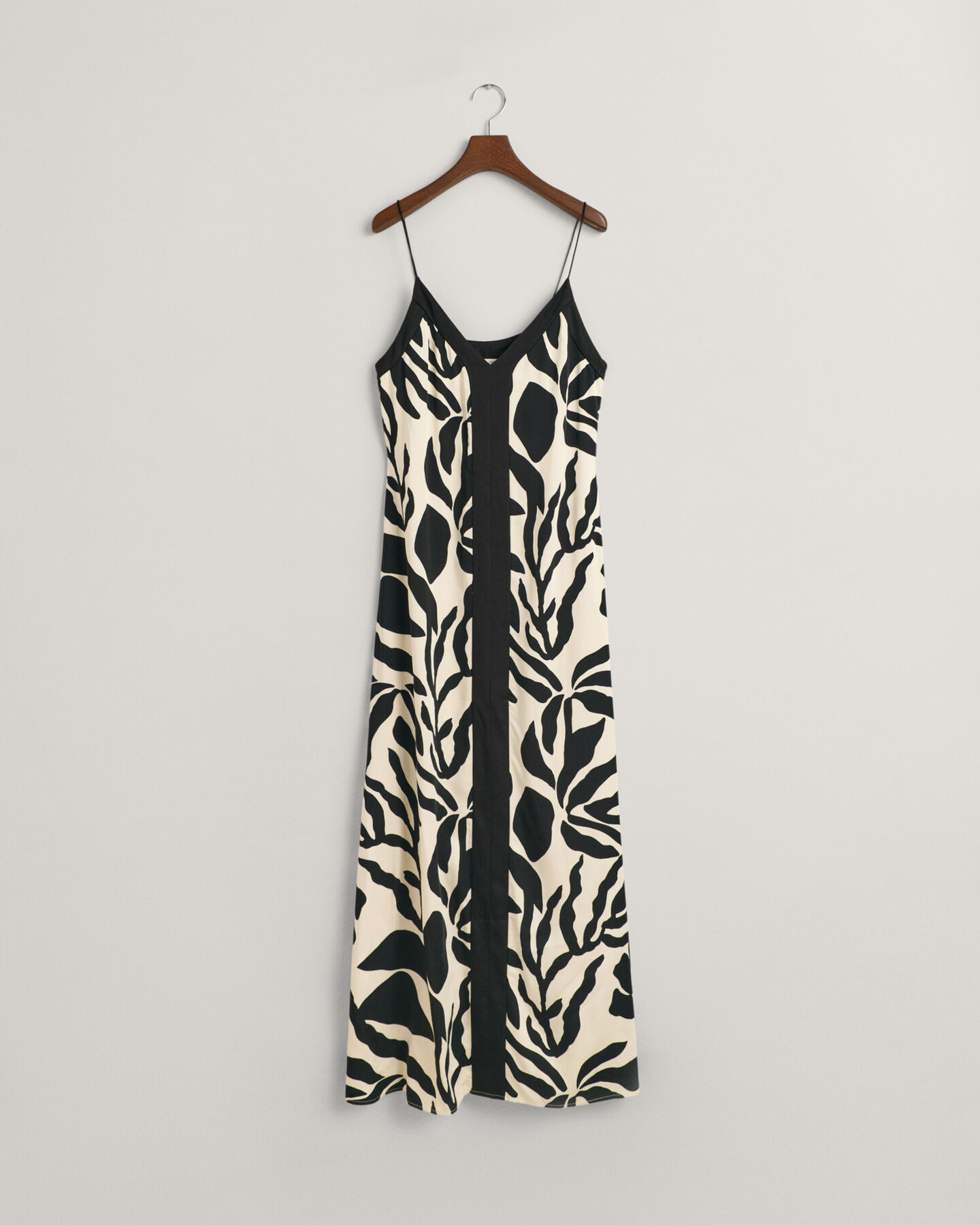 Palm Print Strap Dress