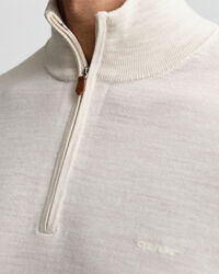 Extra Fine Merino Wool Half-Zip Sweater