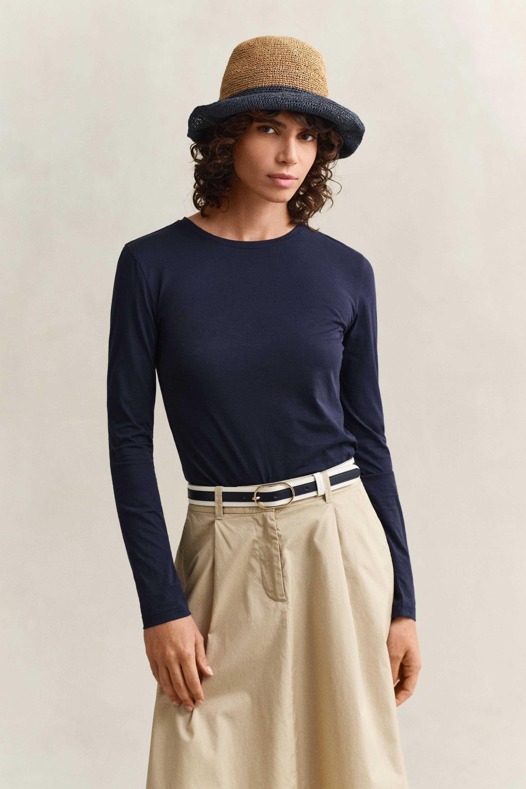 Cotton Long Sleeve T-Shirt