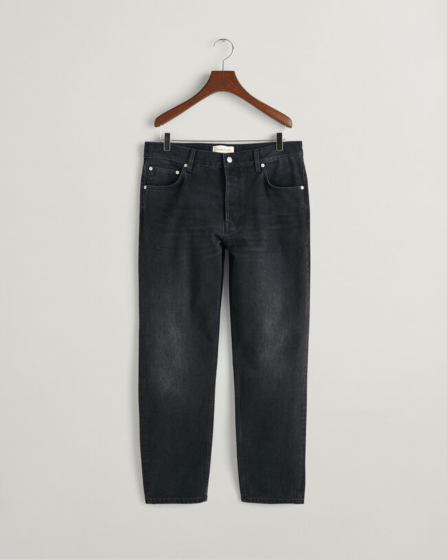 Relaxed Fit Tapered Jeans