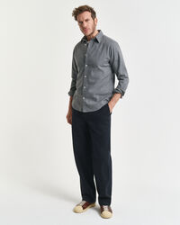 Regular Fit Melange Flannel Shirt