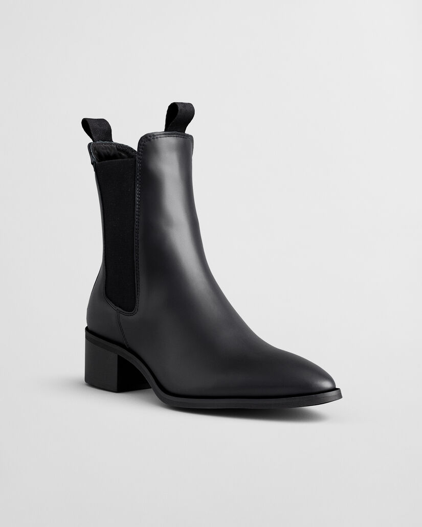 St Broomly Leather Chelsea Boots