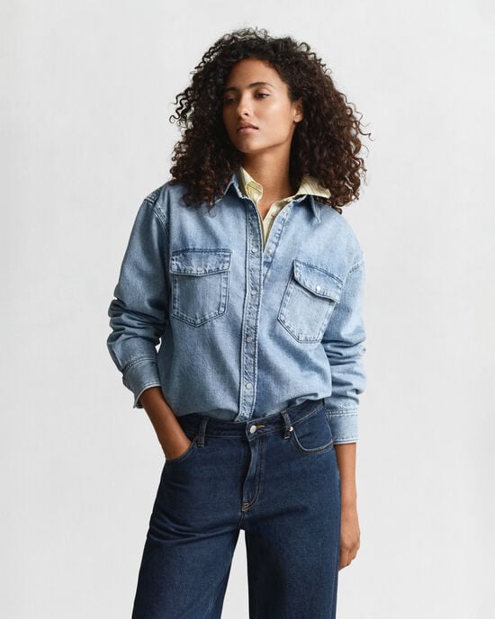Relaxed Fit Denim Shirt
