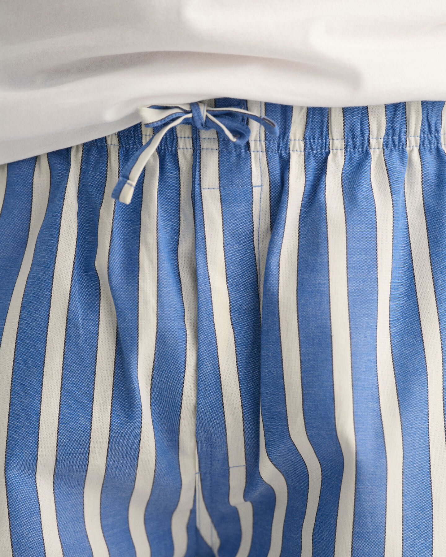 Oxford Stripe Pajama Shorts