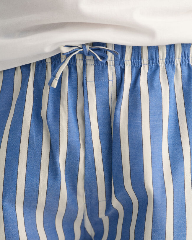 Oxford Stripe Pajama Shorts